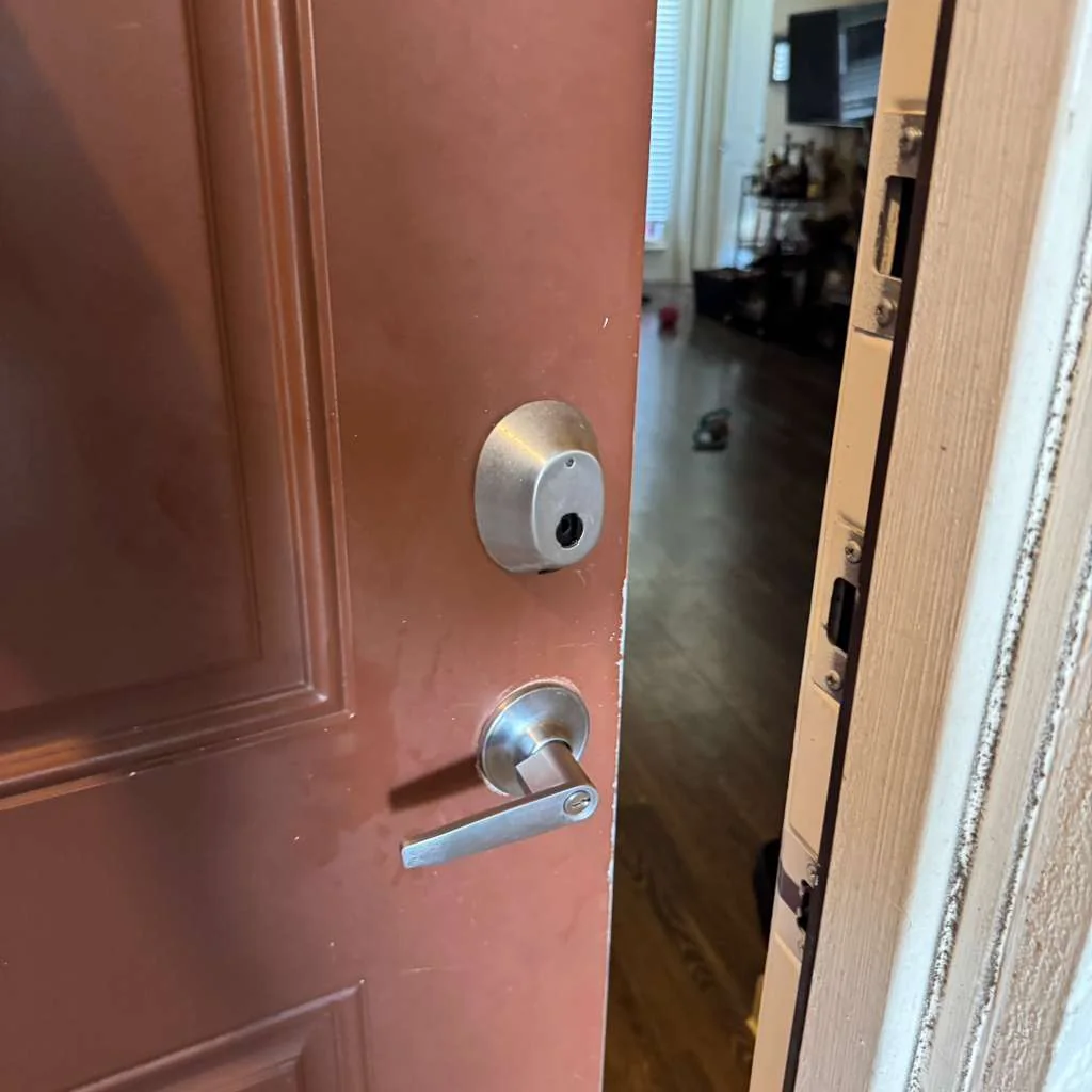 residential entry hardware used to manage visitor access, real company service photo 5
