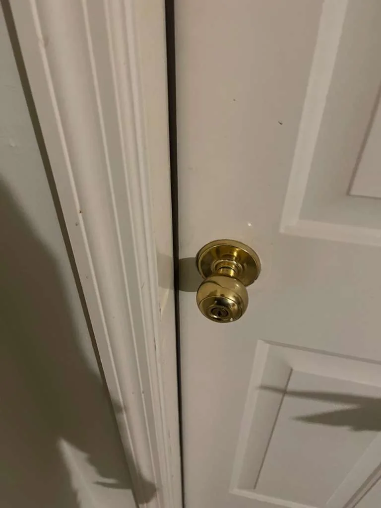 exterior home locks checked after buying a house, real company service photo 2